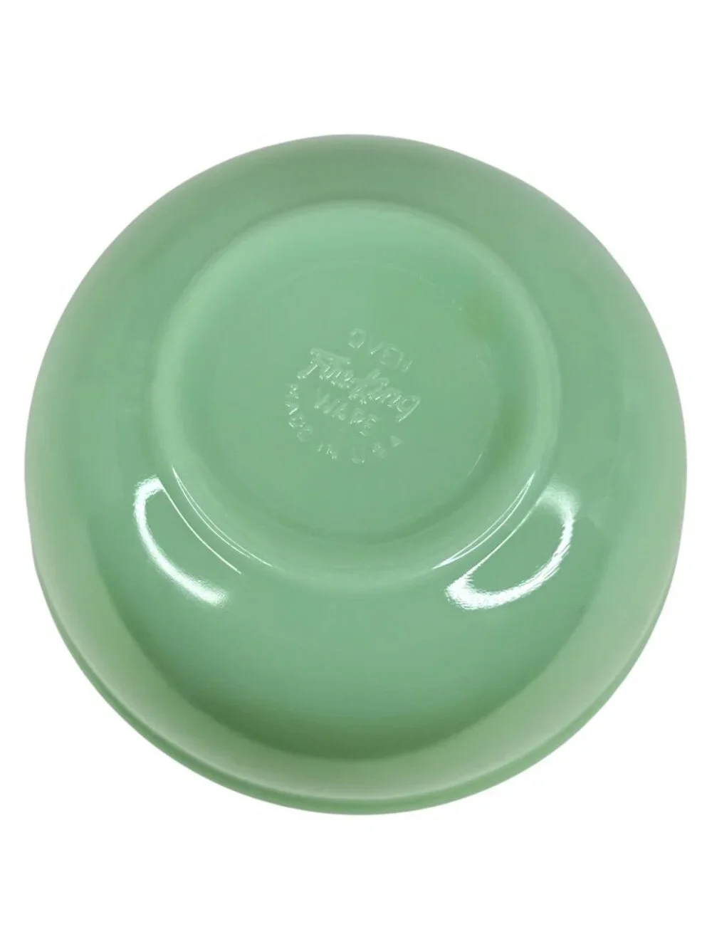 VTG Fire King Jadeite Mixing Bowl 6 Inch Marked #11 Ovenware USA Green 3